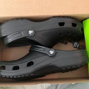 Black crocs NWT size 11